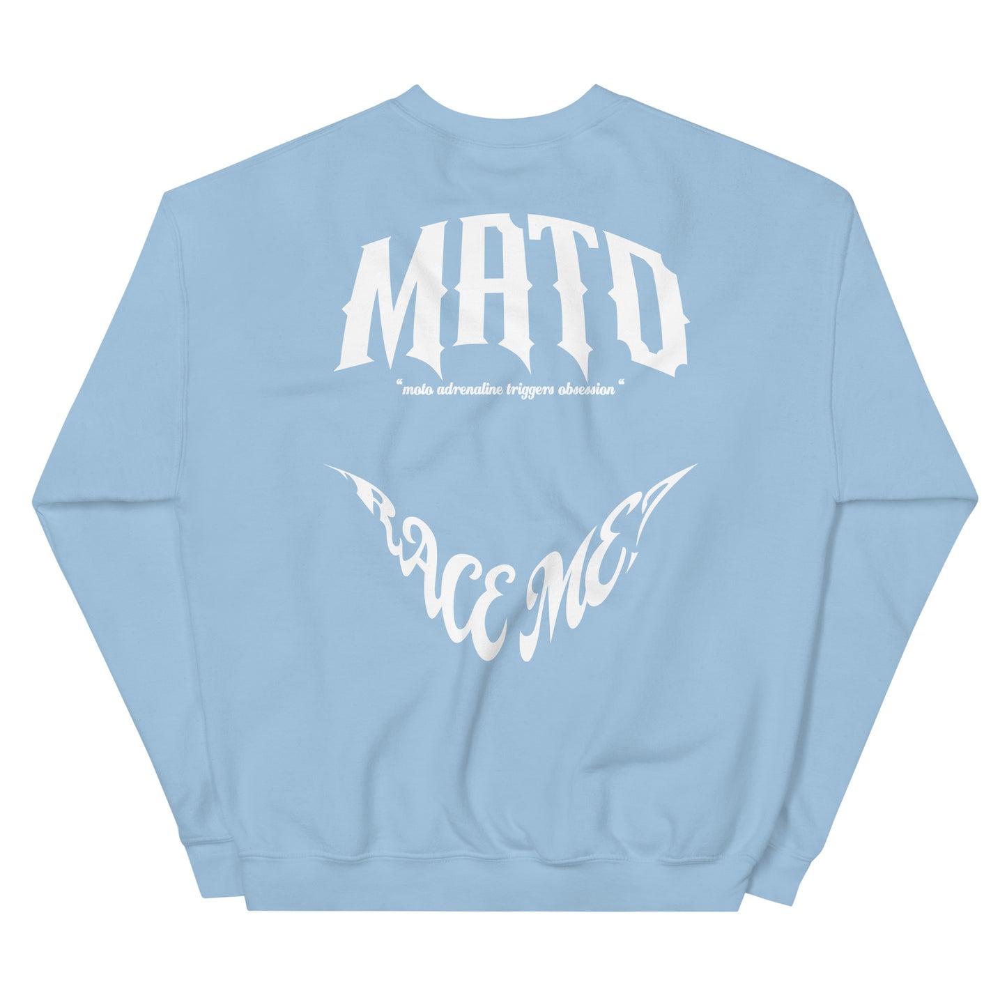 RACE ME SWEATER SKY BLUE - mato